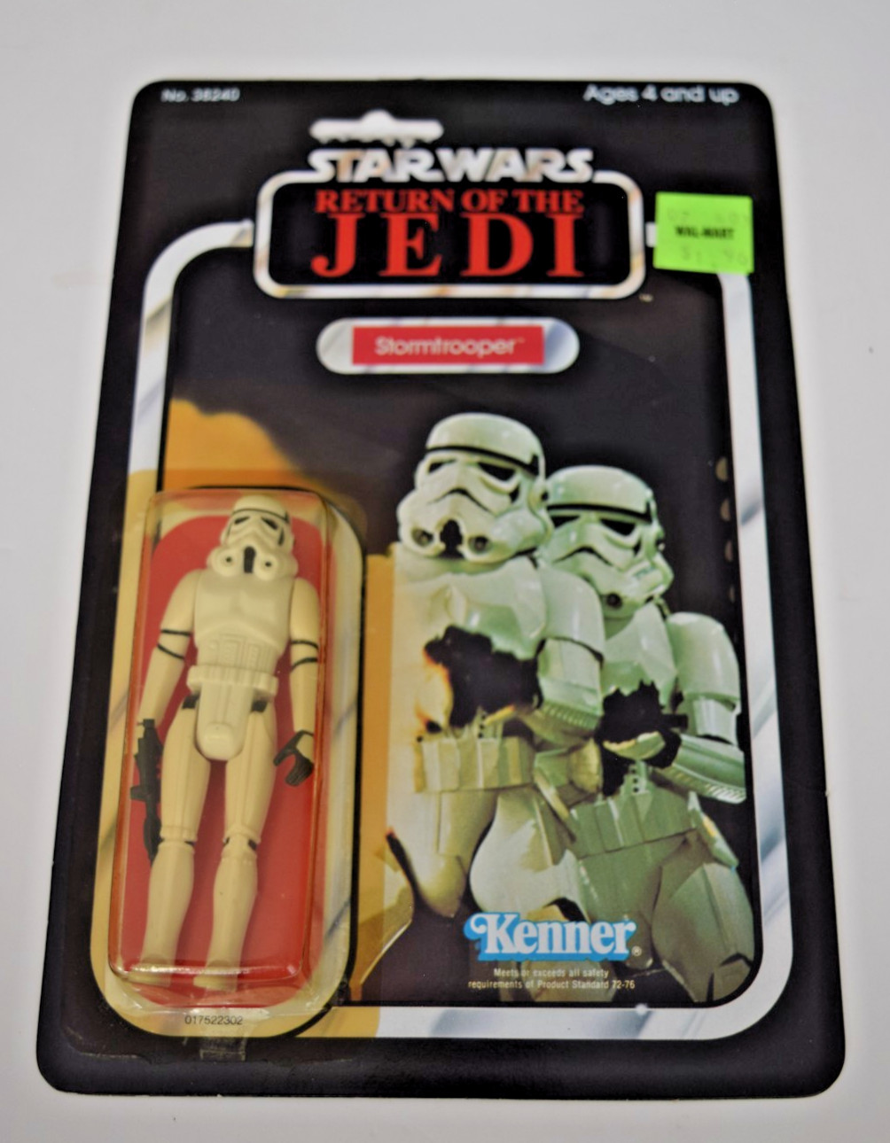 Vintage Star Wars ROTJ STORMTROOPER  Action Figure 1983 Kenner MOC/Star Case