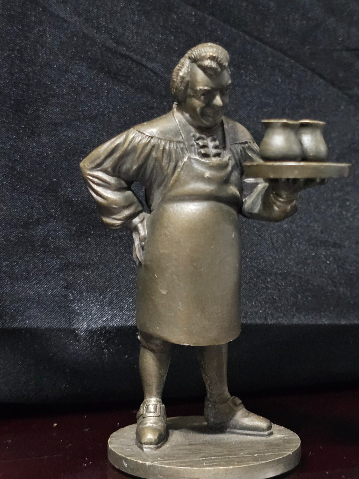 VINTAGE THE FRANKLIN MINT FINE PEWTER 1975 THE INNKEEPER 4\