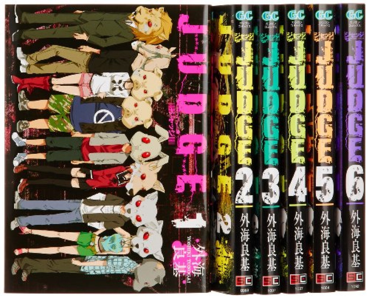 Judge Vol.1-6 | Yoshiki Tonogai | JAPANESE Manga Comics