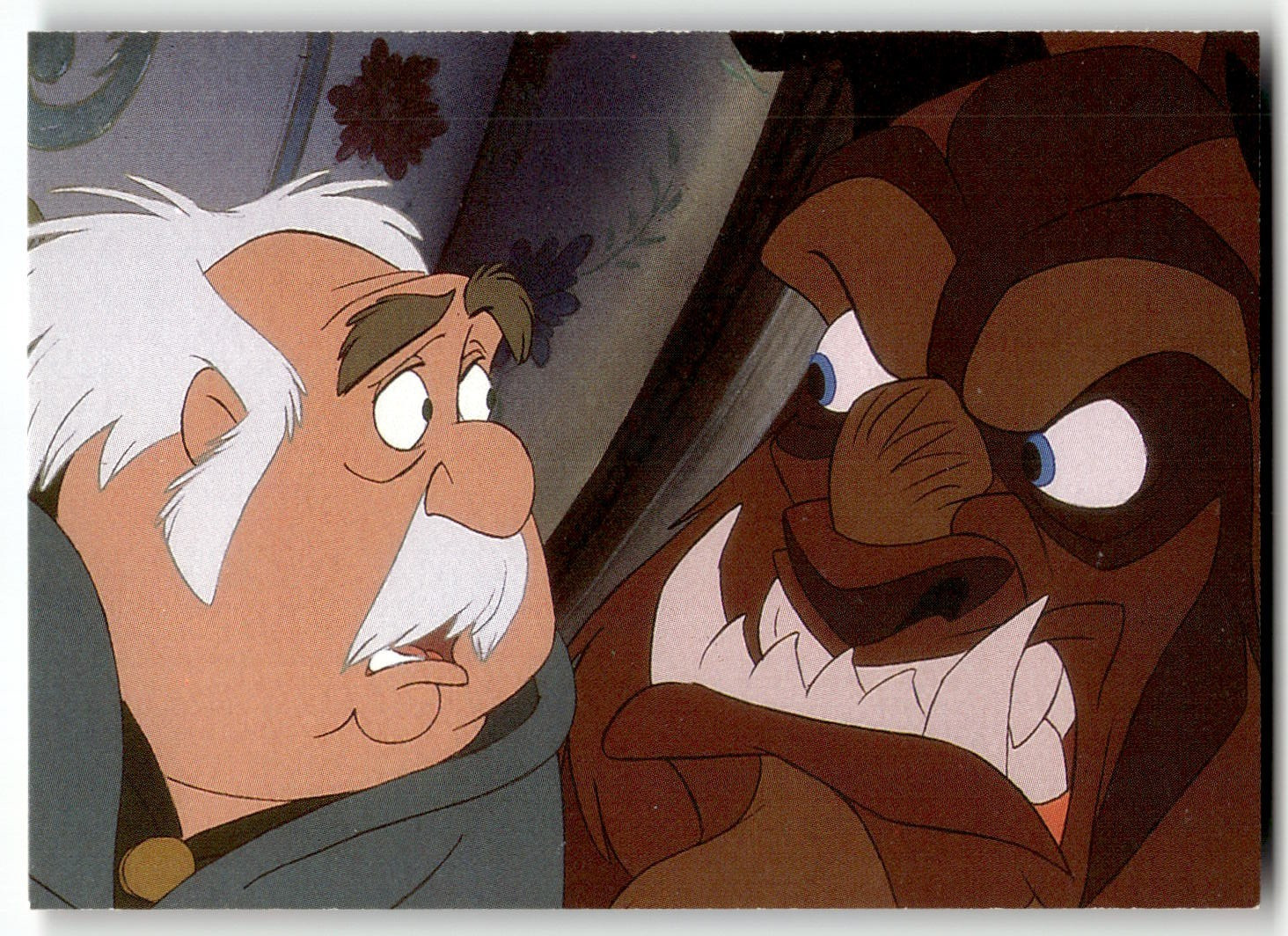 1992 Pro Set Beauty and the Beast Card #15 An Angry Host