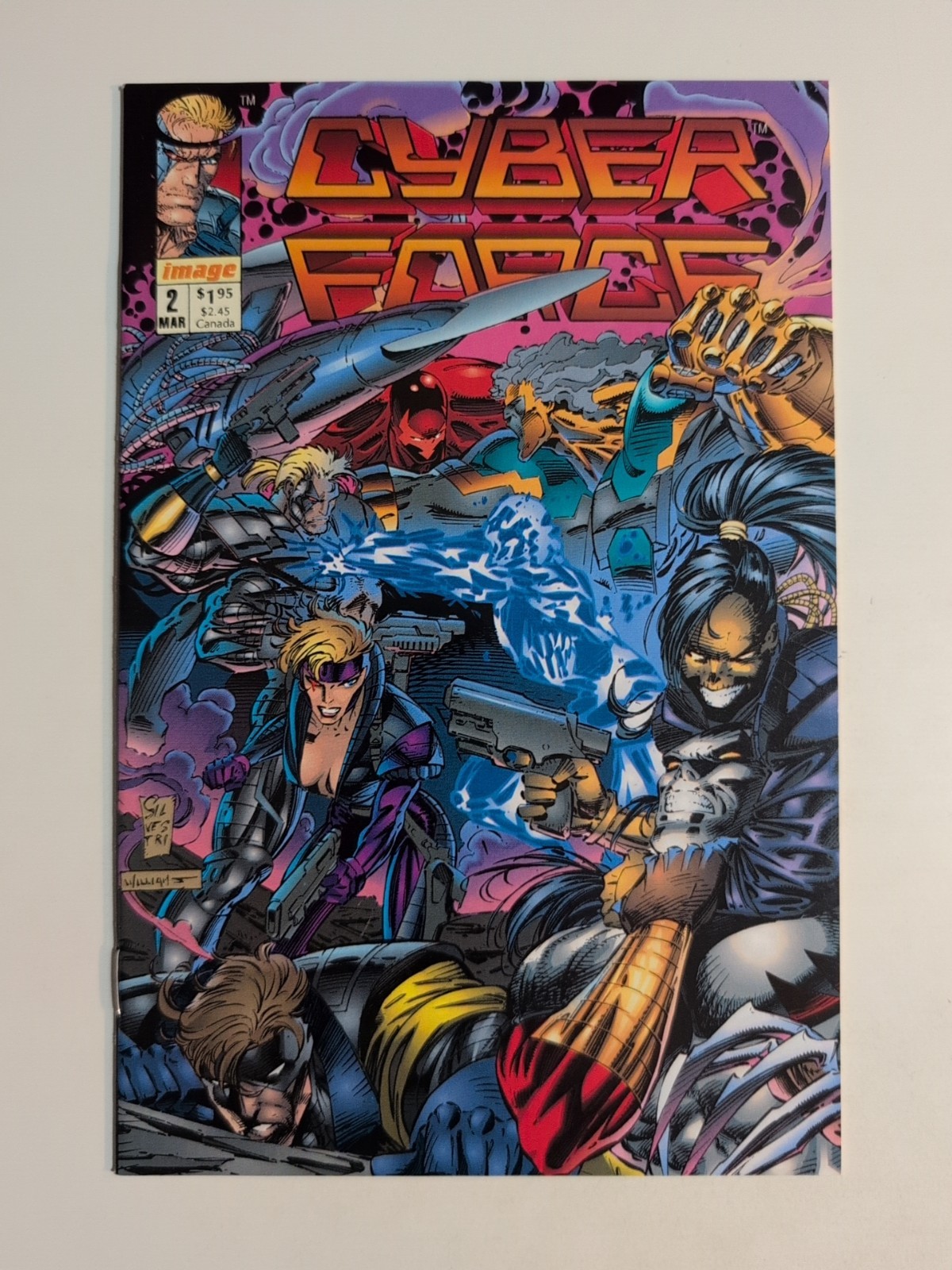 CyberForce #2 Mini Series Image Comics 1992 DOLLAR Comic Sale