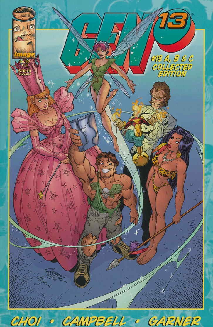 Gen13 #13CS VF/NM; Image | J. Scott Campbell A B C Collected Edition - w/Bag+Boa