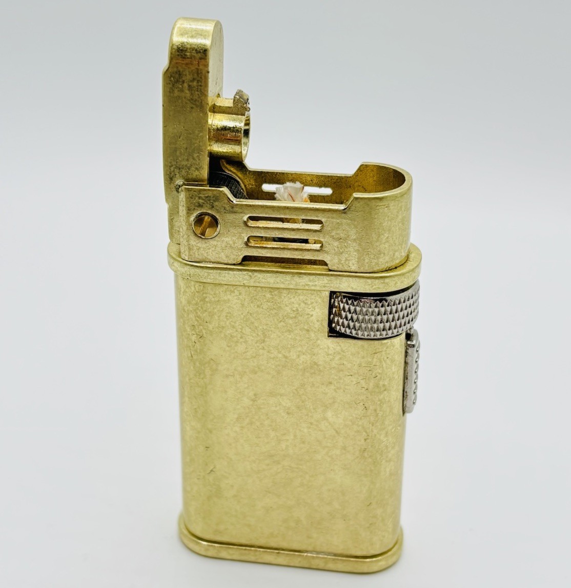 Vintage Jopoo Trench Metal Petrol Lighter Germany
