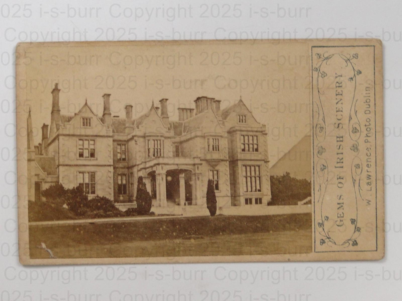 Muckross House Killarney Ireland Colonel Herbert Queen Victoria c1870s CdV Photo