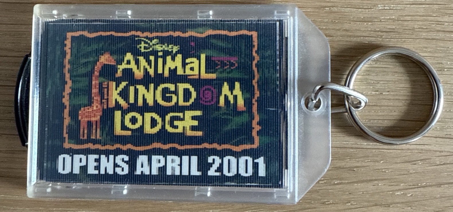 Animal Kingdom Lodge Opens April 2001 Promotional Keychain Walt Disney World