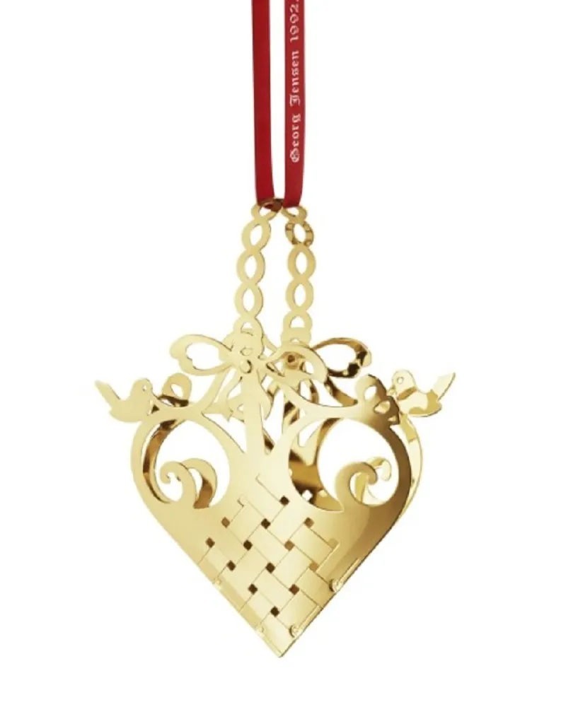 NEW IN BOX 1992-2022 Georg Jensen Traditional Christmas Ornament, HEART