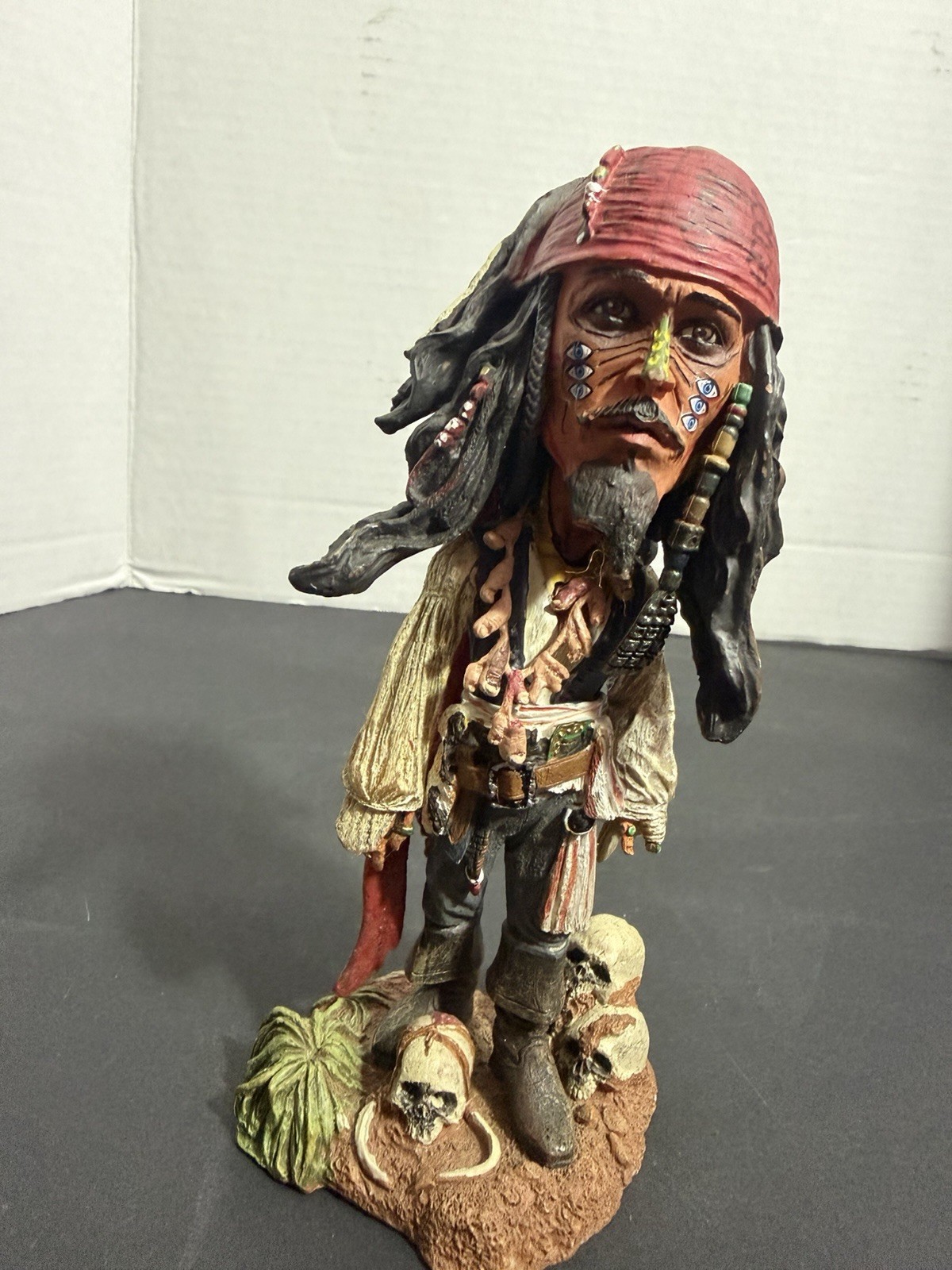 NECA Disney Jack Sparrow Pirates of the Caribbean Bobblehead 6.5\