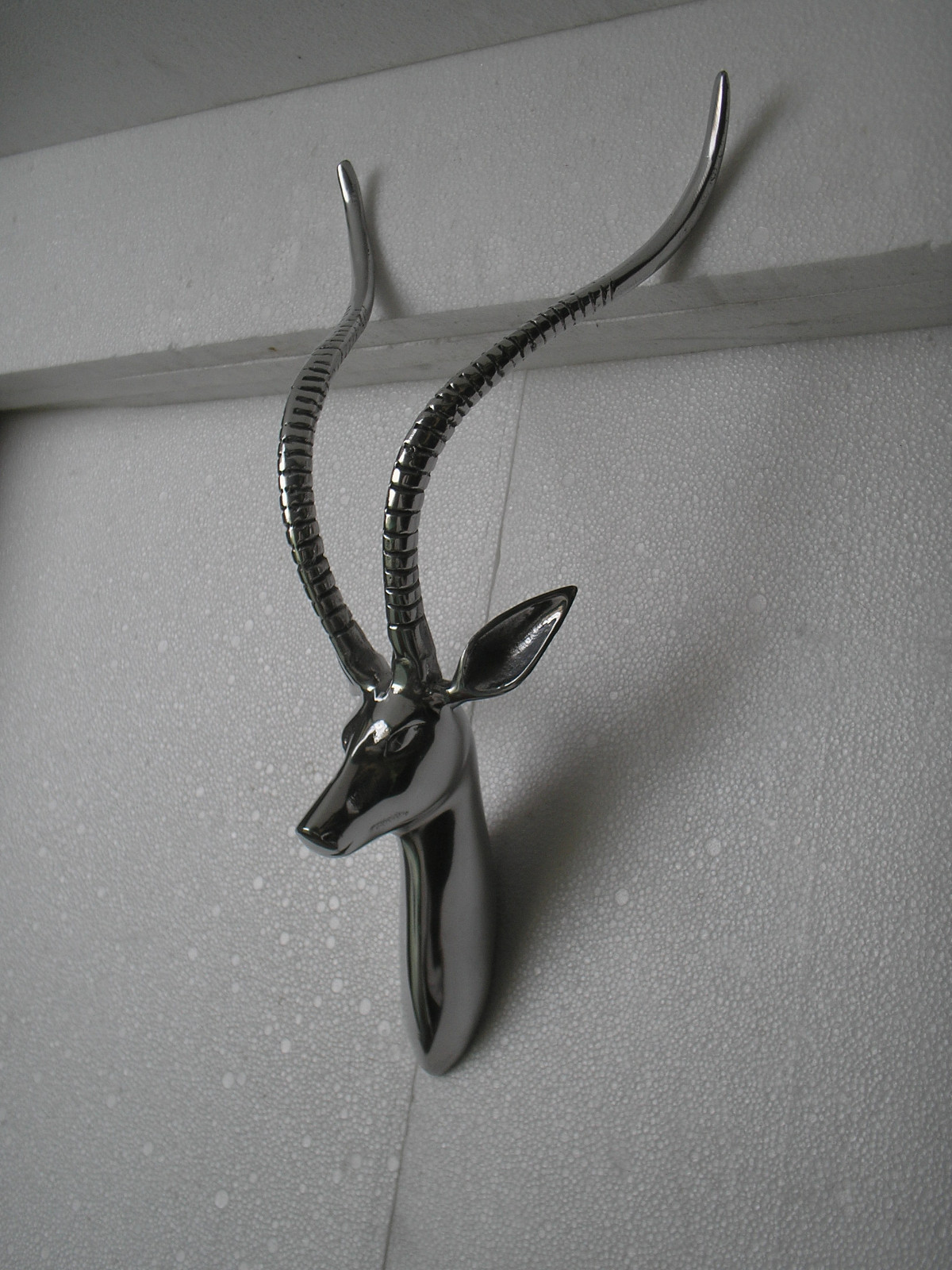 Metal Wall Mounted Stag Head 17 inches Deer head Sculpture Figurine us