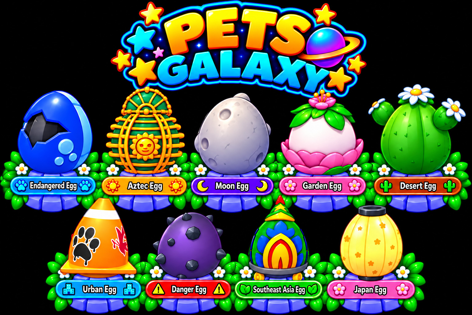 Endangered Egg - Aztec Egg - Moon Egg - Garden Egg - Desert Egg - Adopt From Me