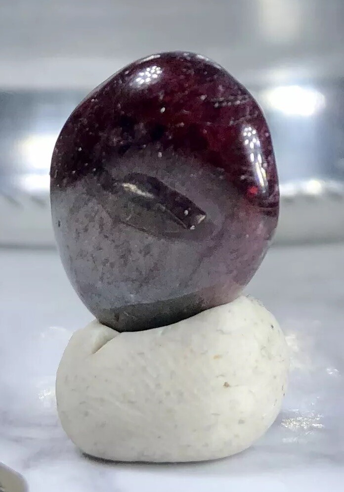 Rare Brilliant Tanzania Red Garnet Crystal Polished Gemstone Strength Protection