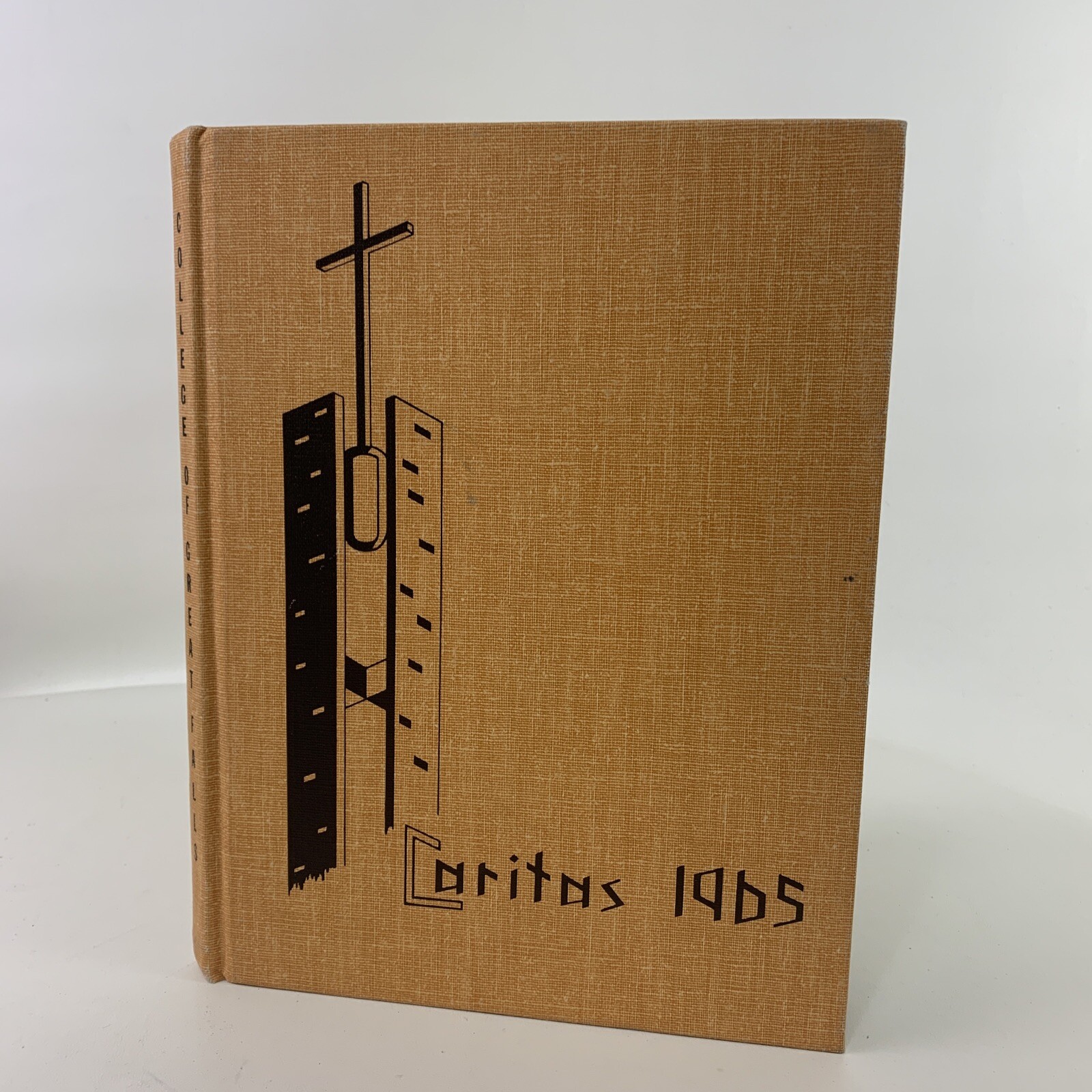 Vintage Year Book Caritas 1965 College of Great Falls Montana...