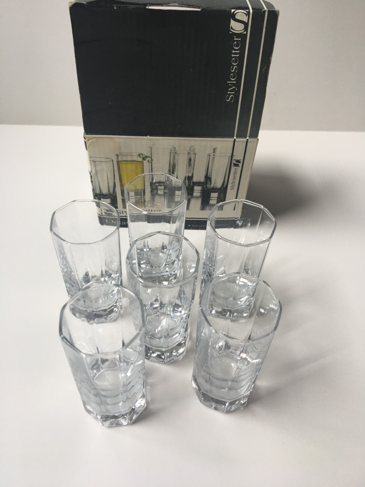 Shot Glass/Dessert Cups New Set of 6: Stylesetter Octavia Clear 2oz 3 3/8\