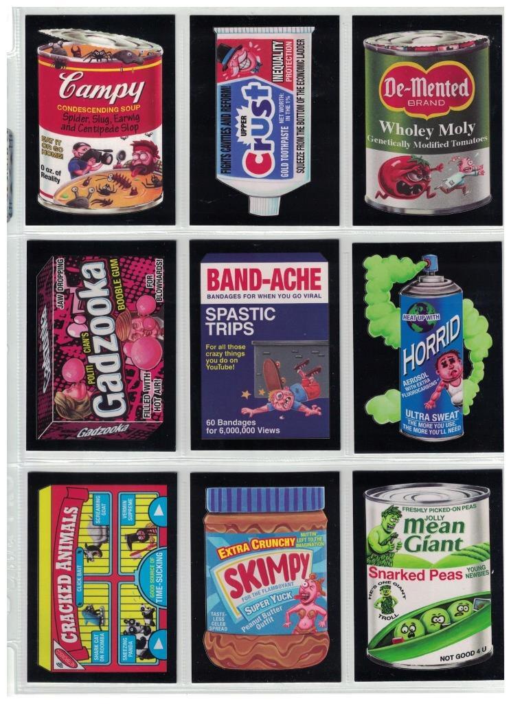 2017 TOPPS WACKY PACKAGES 50th ANNIVERSARY COMPLETE SET OF 90 CARDS WACKY PACKS