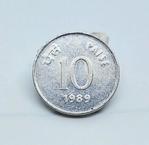 Indian 10 Paise Coin 1989 Year 100% Original