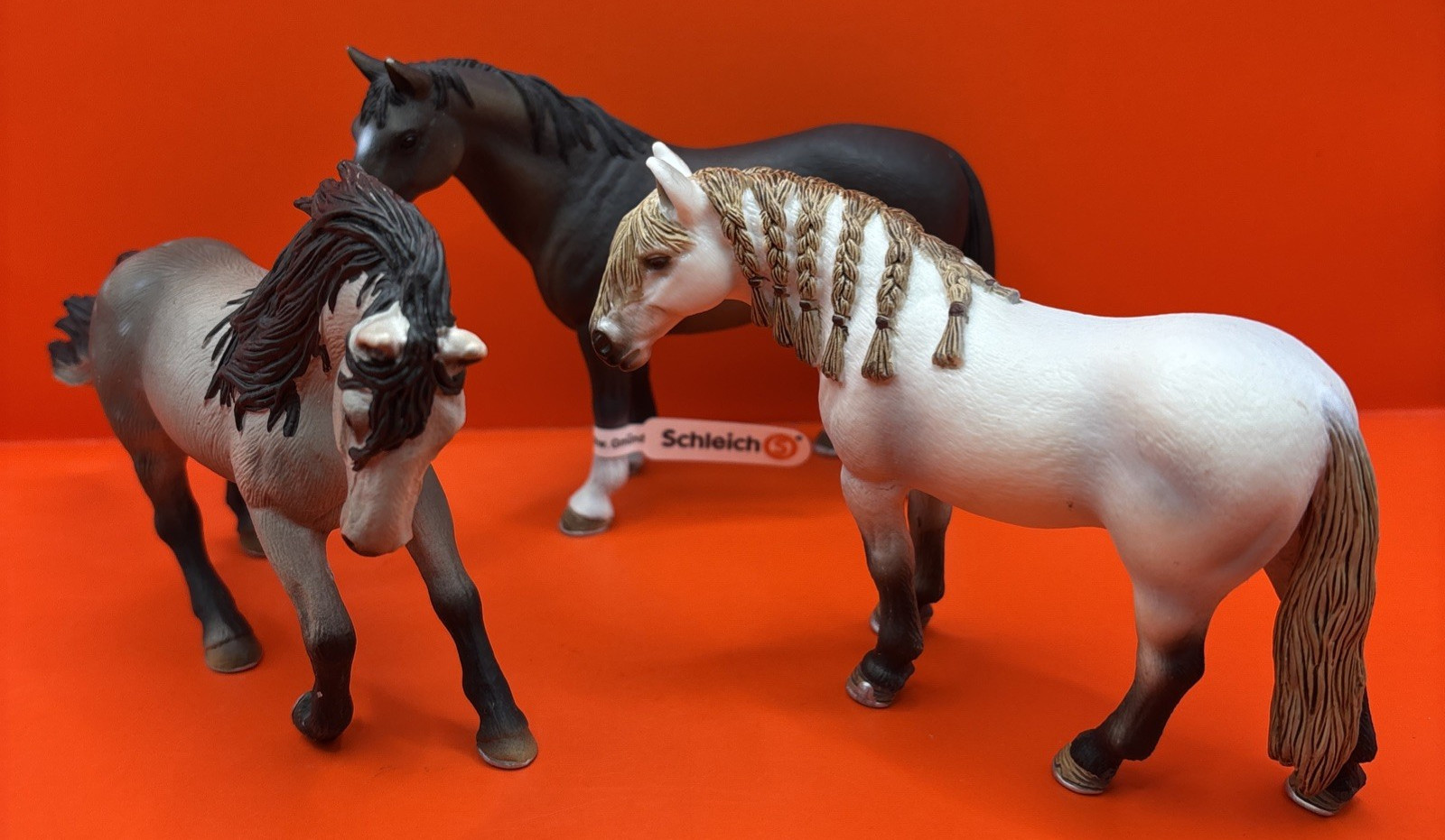2005 & 2009 Lot of Three (3) Schleich Horses Stallions Mares Figures