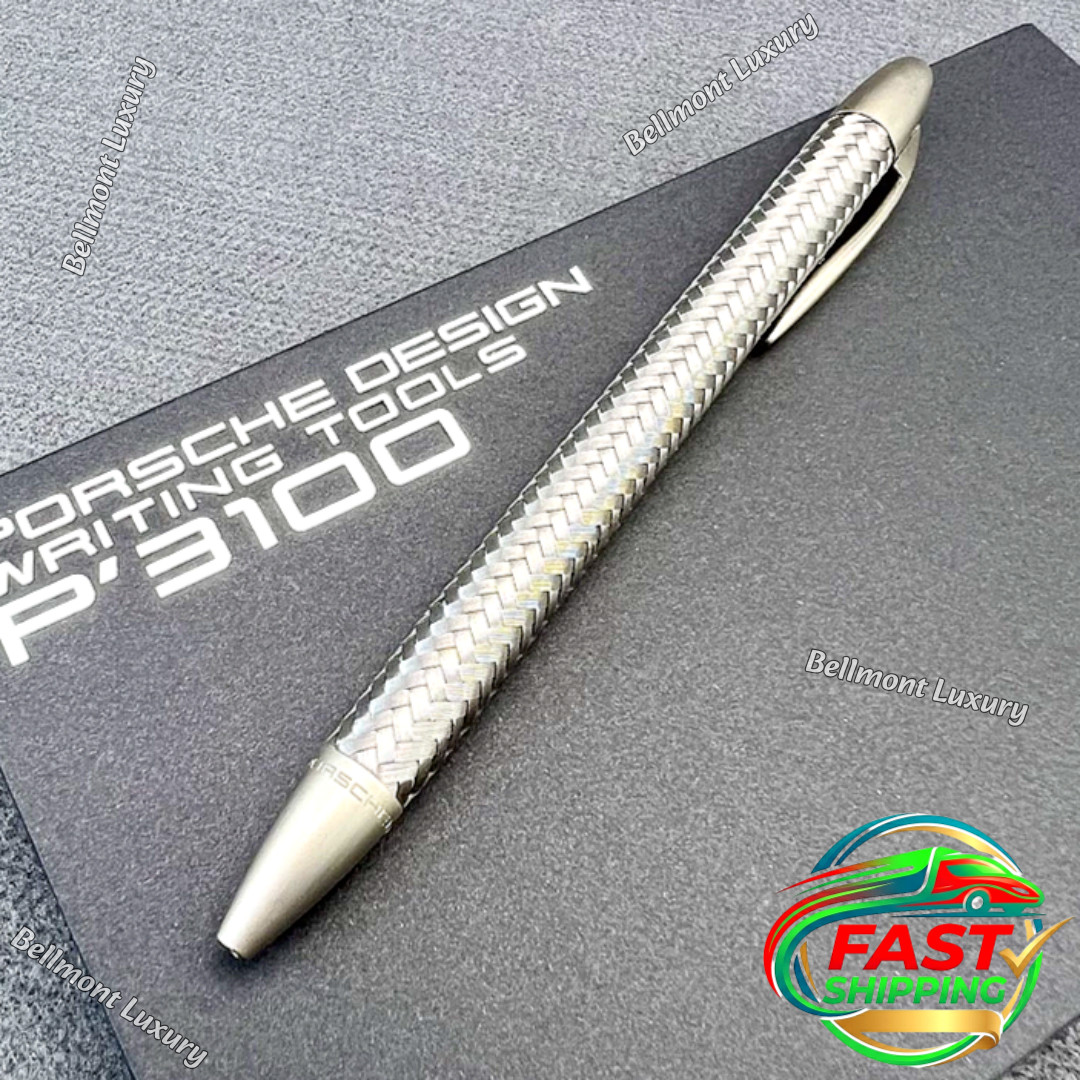Porsche Design Tec Flex P3100 Braided Weave Ballpoint Pen Collectors Gift