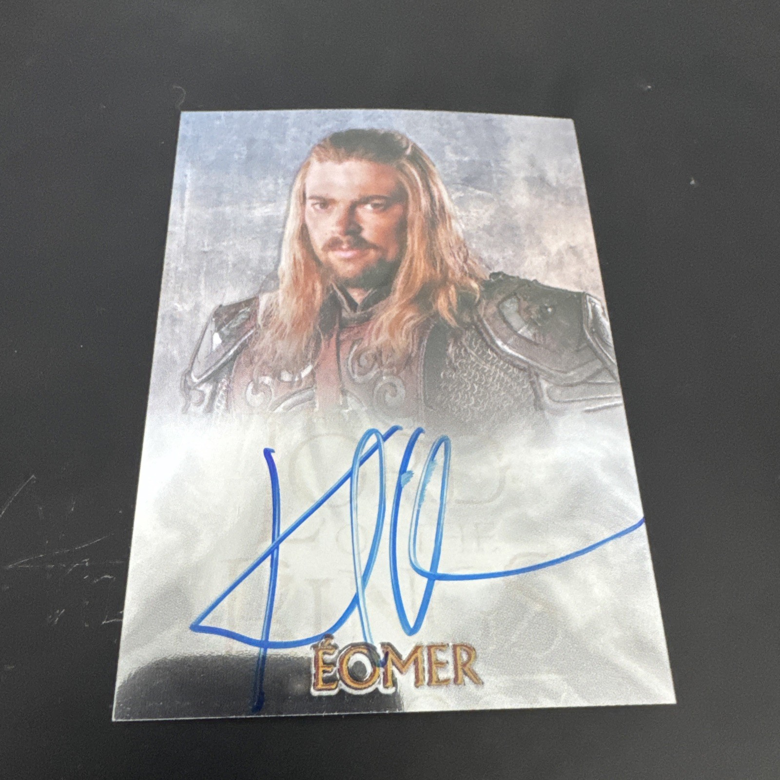 The Lord of The Rings Trilogy Chrome LOTR Eomer Karl Urban Autograph 2004 Topps
