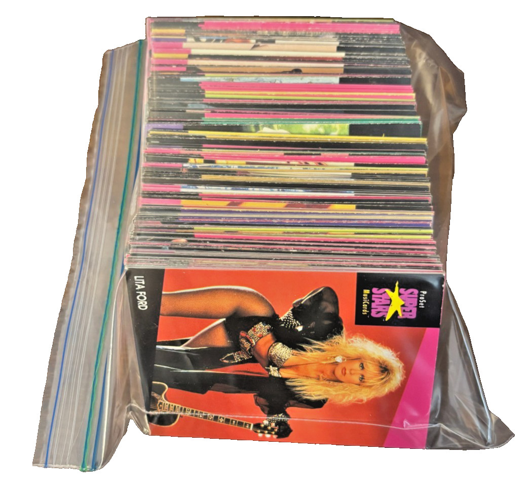200+ Lot Vintage 1991 Pro Set Super Stars Music Cards Rock Pop Heavy Metal Rap 200+ Lot Vintage 1991 Pro Set Super Stars Music Cards Rock Pop Heavy Metal Rap