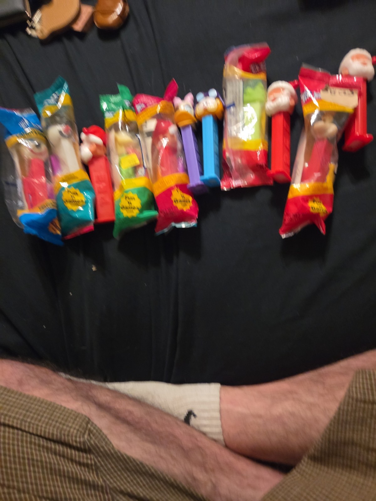 Lot of 11 Vintage Christmas Disney Hulk Santa Garfield Mickey mouse Jack PEZ 