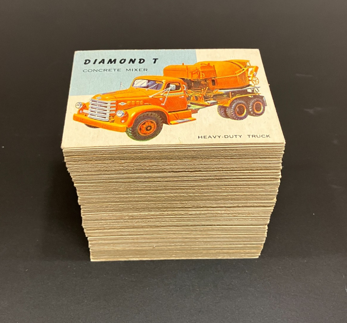 1955 Topps WORLD ON WHEELS Partial Trading Card Set 159/180