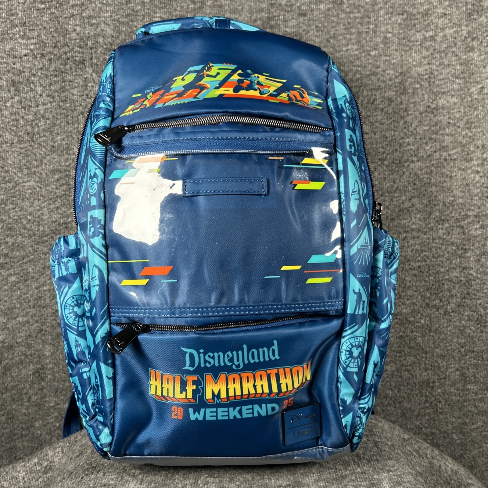 Disney Parks 2025 Disneyland runDisney Half Marathon Weekend Lug Medal Backpack