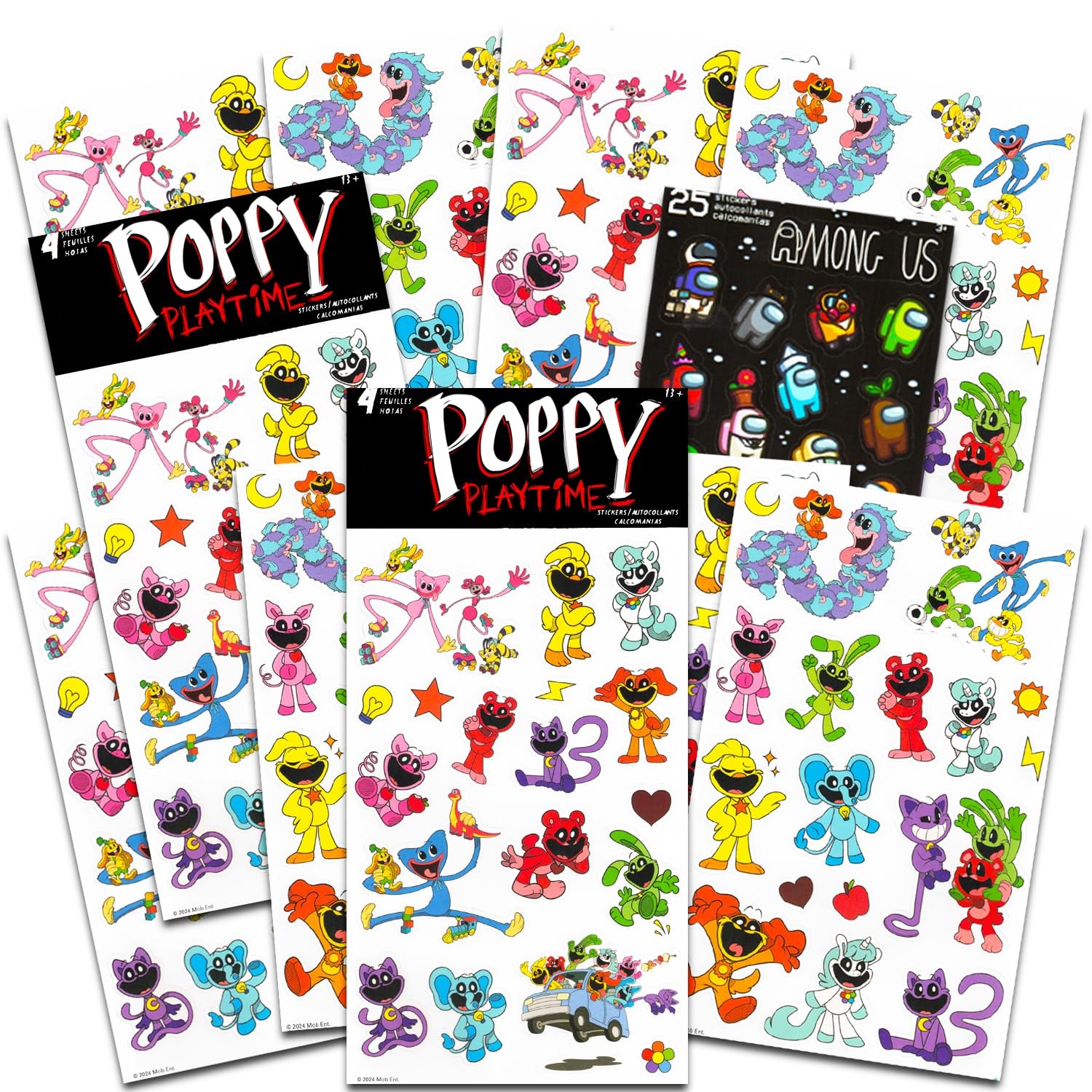 Poppy Play Time Sticker Party Favors Bundle Party Supplies Set