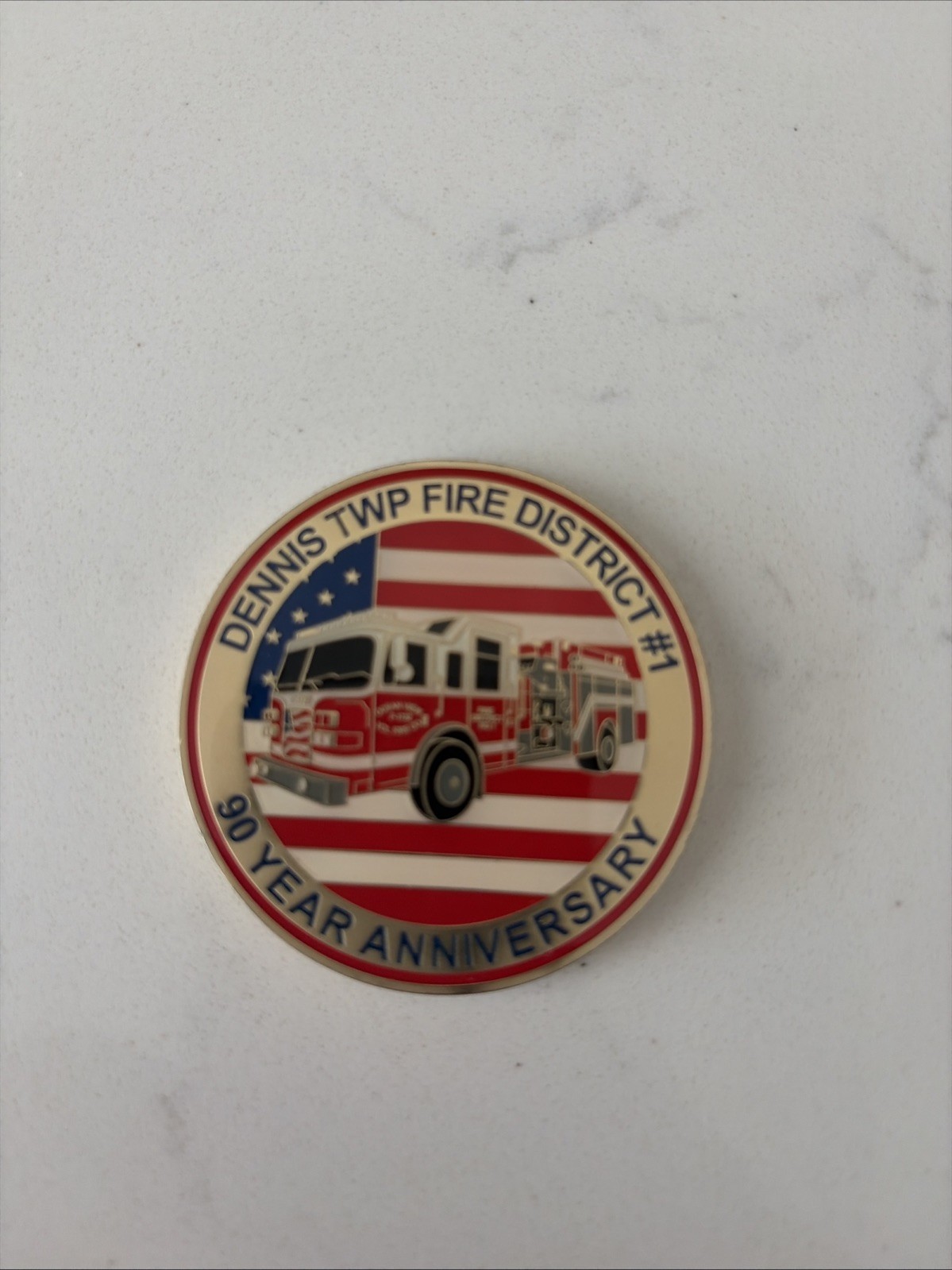 Dennis Township Ocean View Fire Company NJ Fire Department Challenge Coin