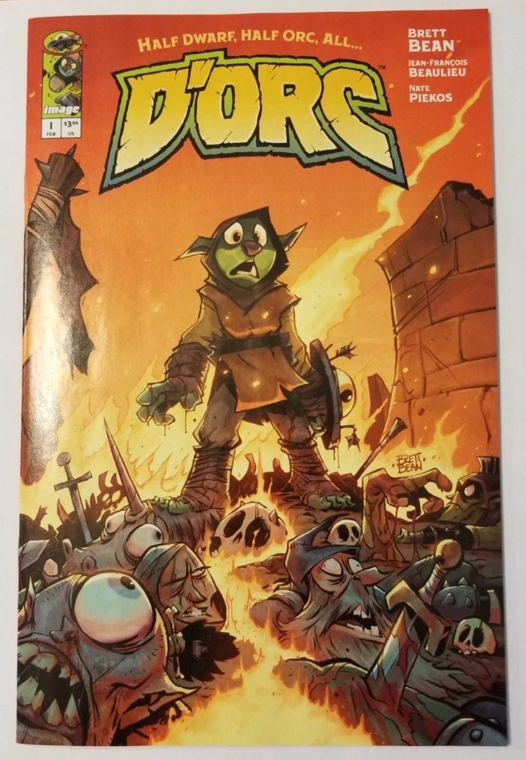 Dorc #1 NM+ Cover A 1st Print - Brett Bean D'orc Image Comics OPTIONED For Movie