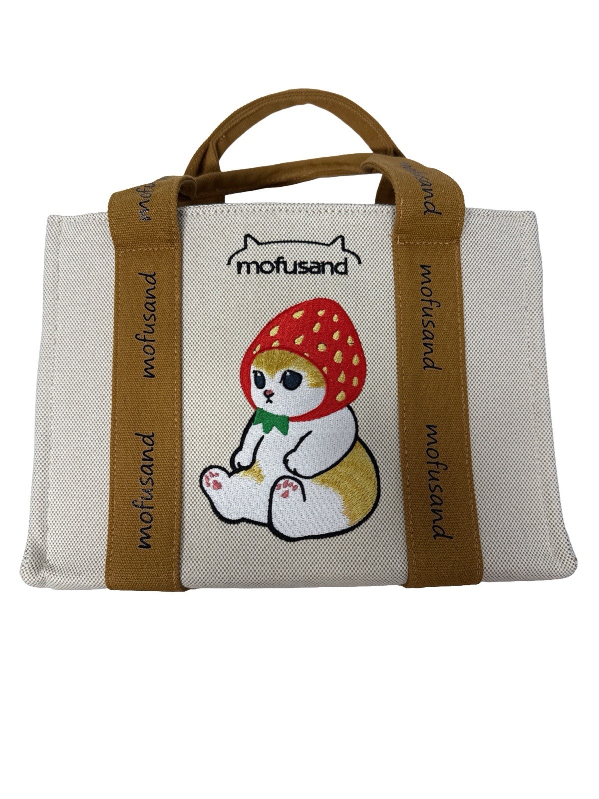 Beige Mofusand Canvas Tote