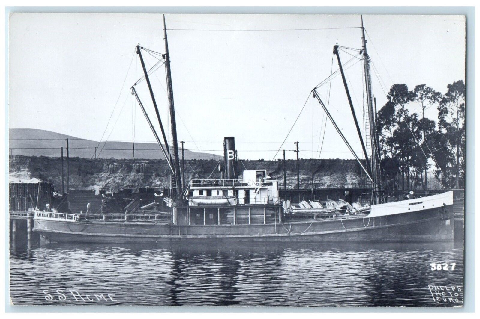 SS Acme Steamer Steamship Historical Society America Inc RPPC Photo Postcard