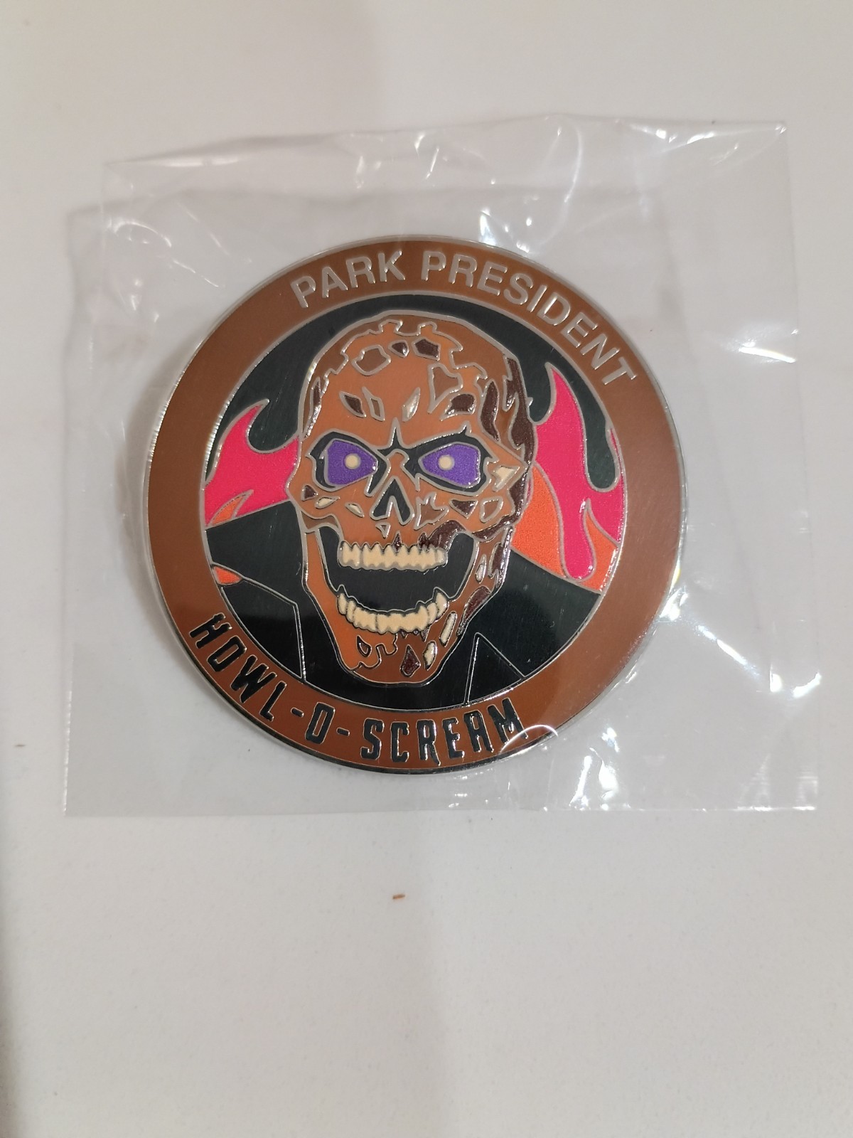 SeaWorld Orlando Howl-O-Scream 2026 President Pin Havoc