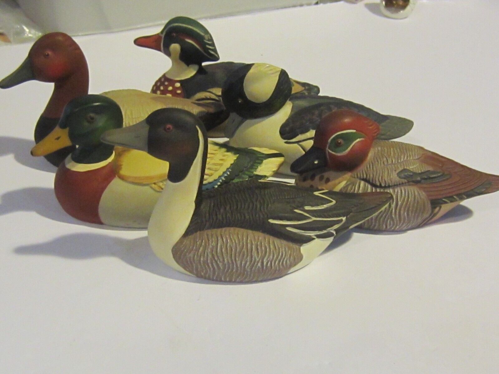Vintage Avon Collector Duck Series 1984 Figurines Set Of 6