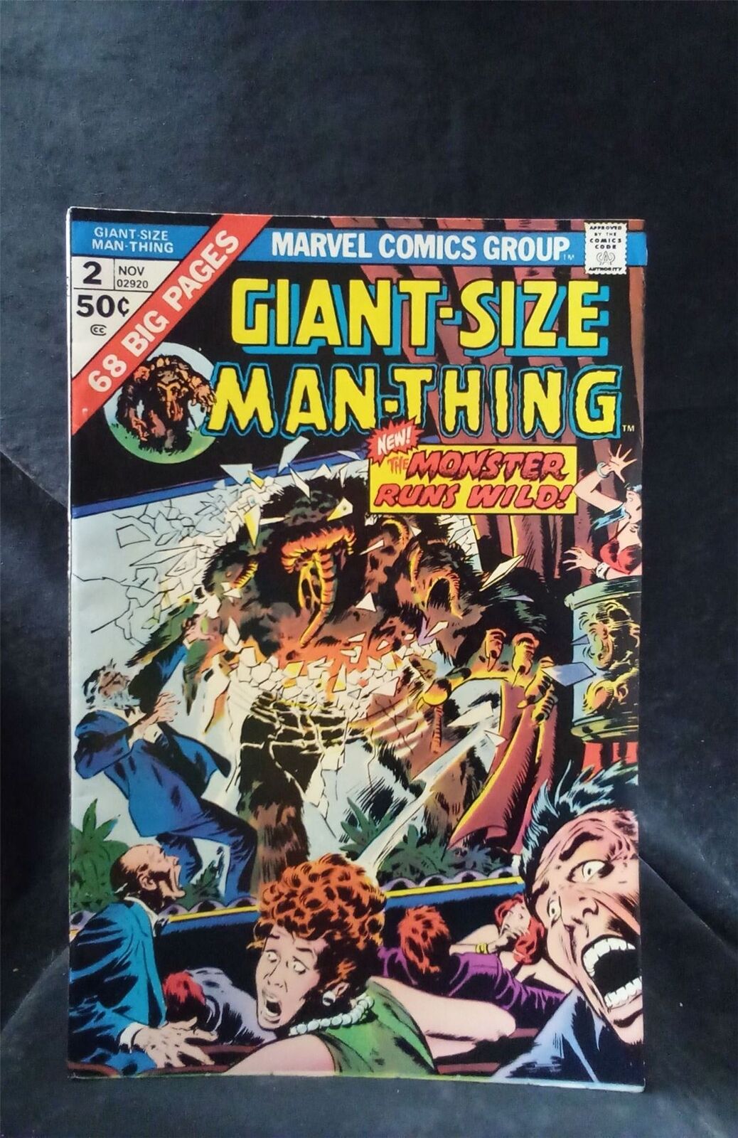 Giant-Size Man-Thing #2 1974 Marvel Comics Comic Book 