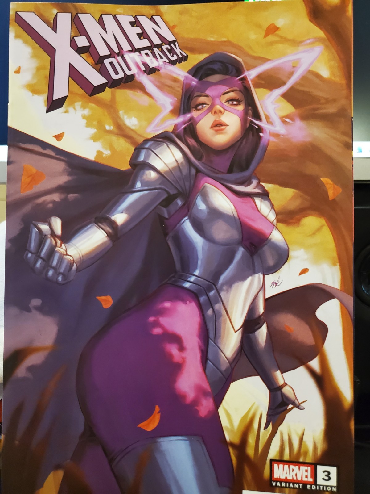 X-Men : Outback #3 Nice Ejikure 1:25 Hard To Find Cover Marvel Comics W/Card