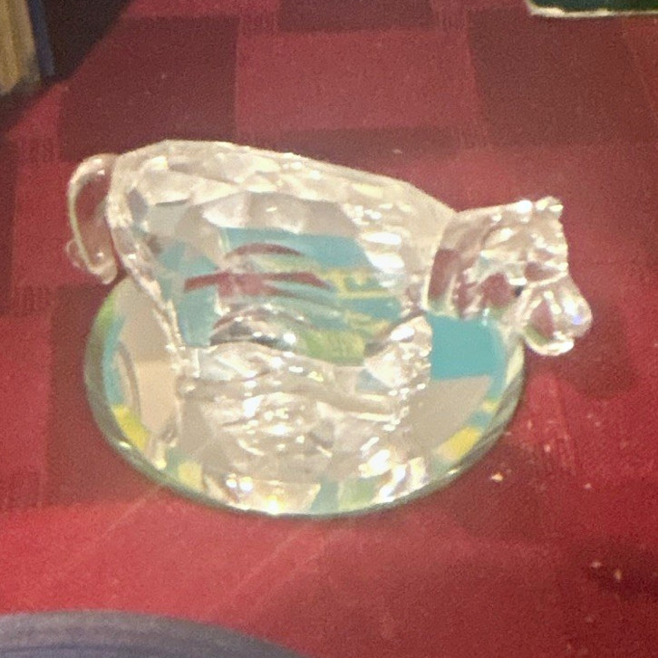 Swarovski Crystal Polar Bear Figurine Small Clear Boxed 2000-2009