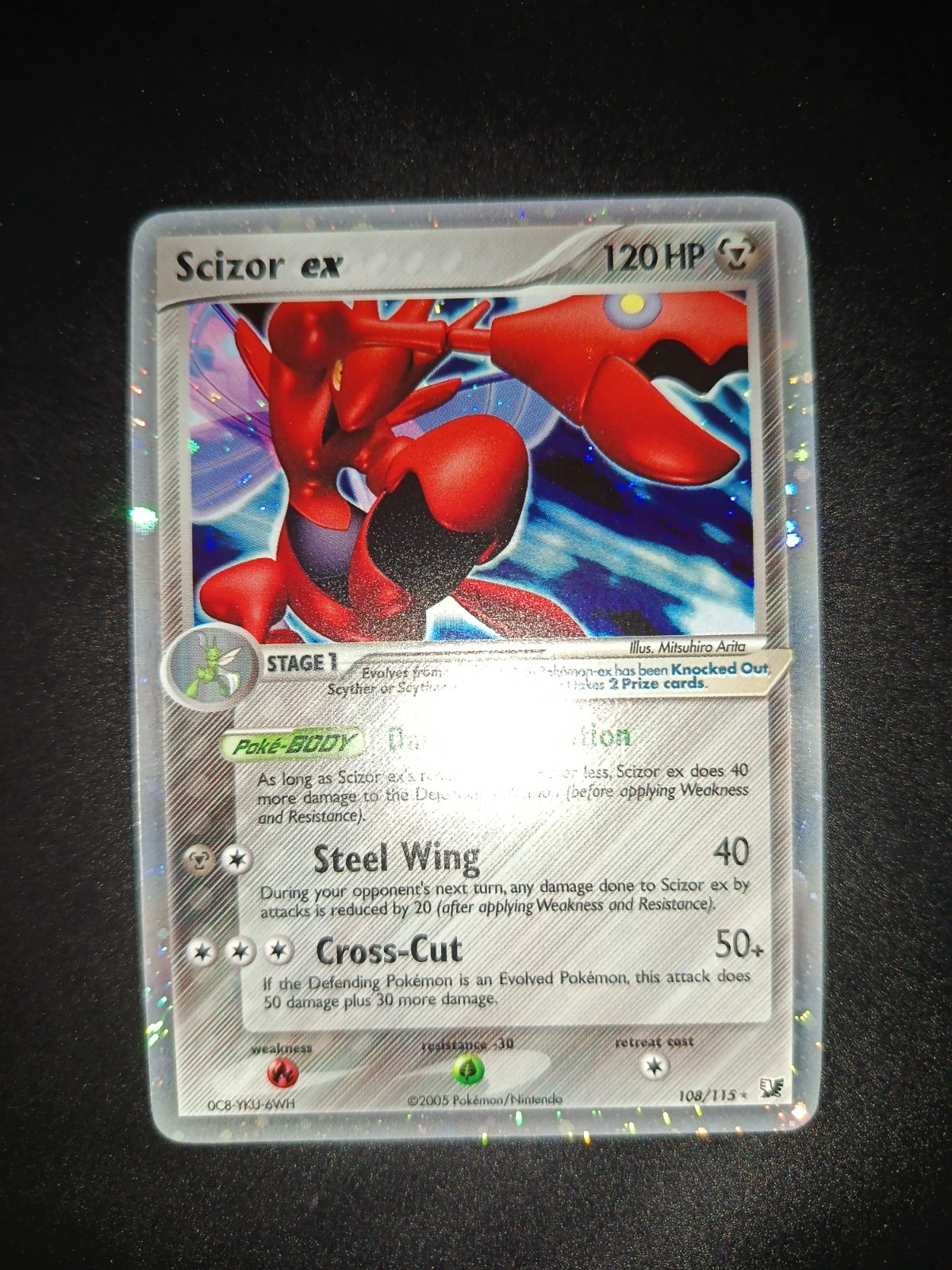 Pokemon Scizor Ex - 108/115 Unseen Forces - NM - ENG