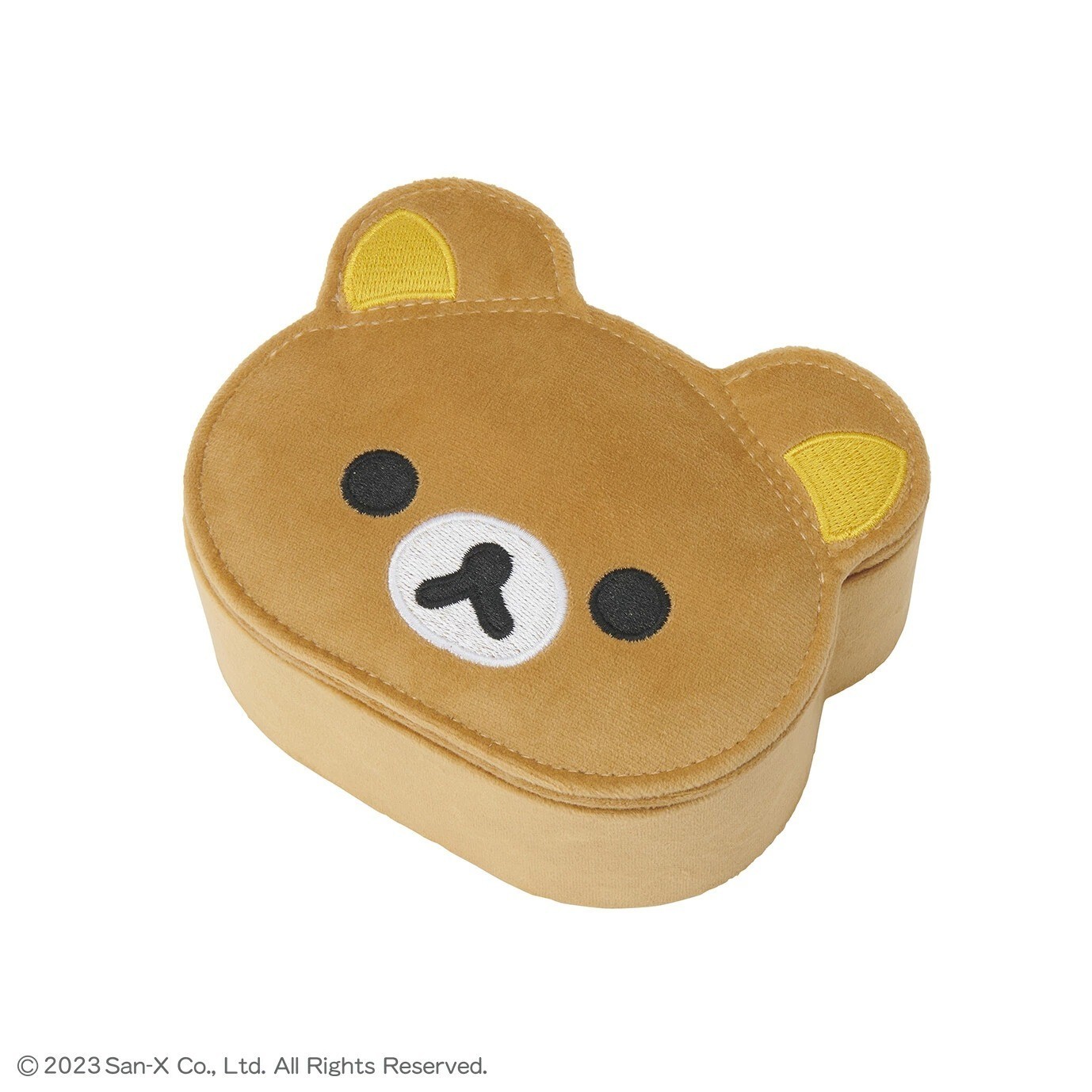 Rilakkuma Face Shaped Jewelry Case San-X Accessory Box 75x140x115mm NEW Rilakkuma Face Shaped Jewelry Case San-X Accessory Box 75x140x115mm NEW