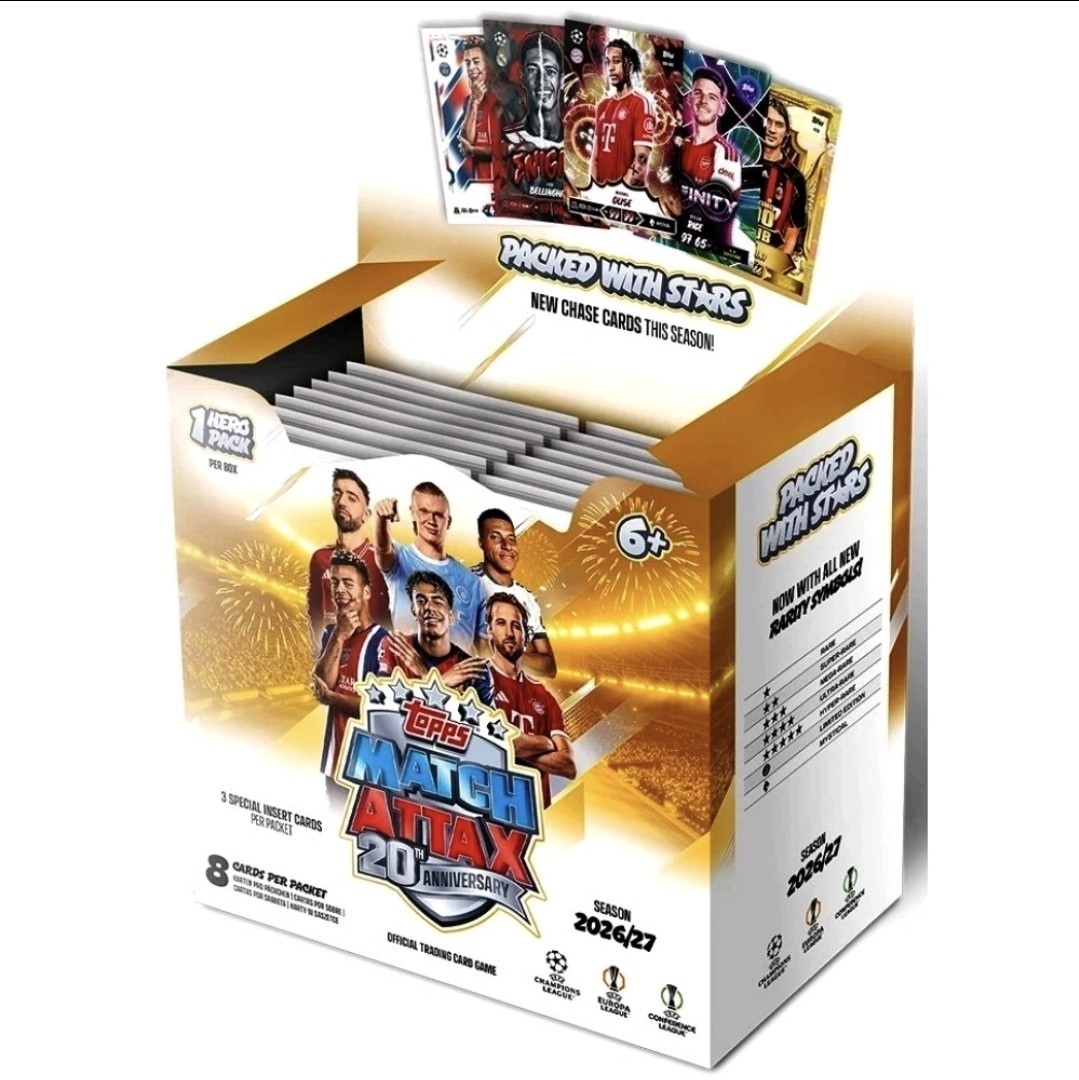 Topps - Match Attax 2026/27 20th Anniversary Booster Box (36ct) - Sealed New Uk