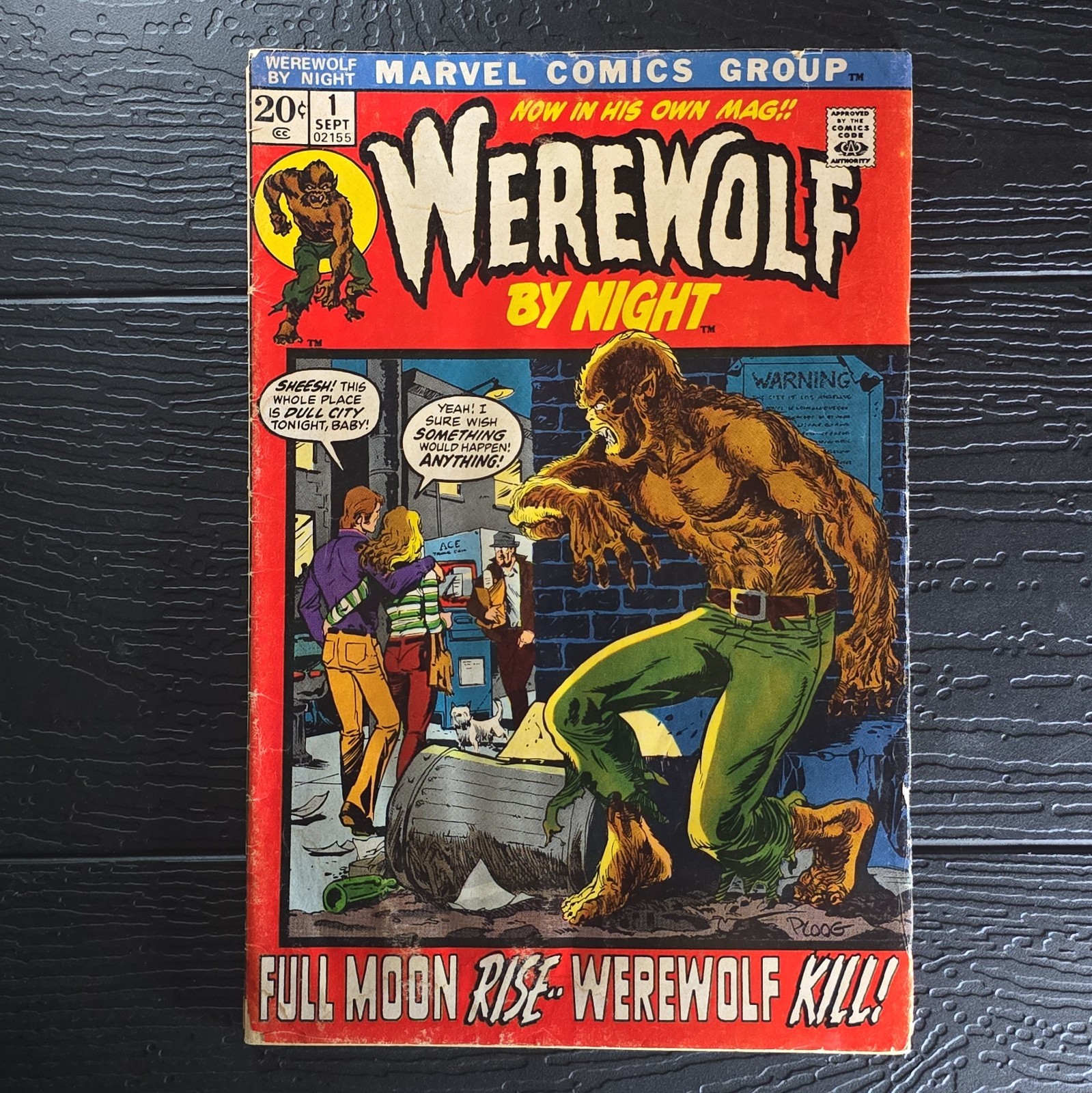 Werewolf by Night #1 (1972) 1st Solo Series Jack Russell Ploog VG 🔑🔥
