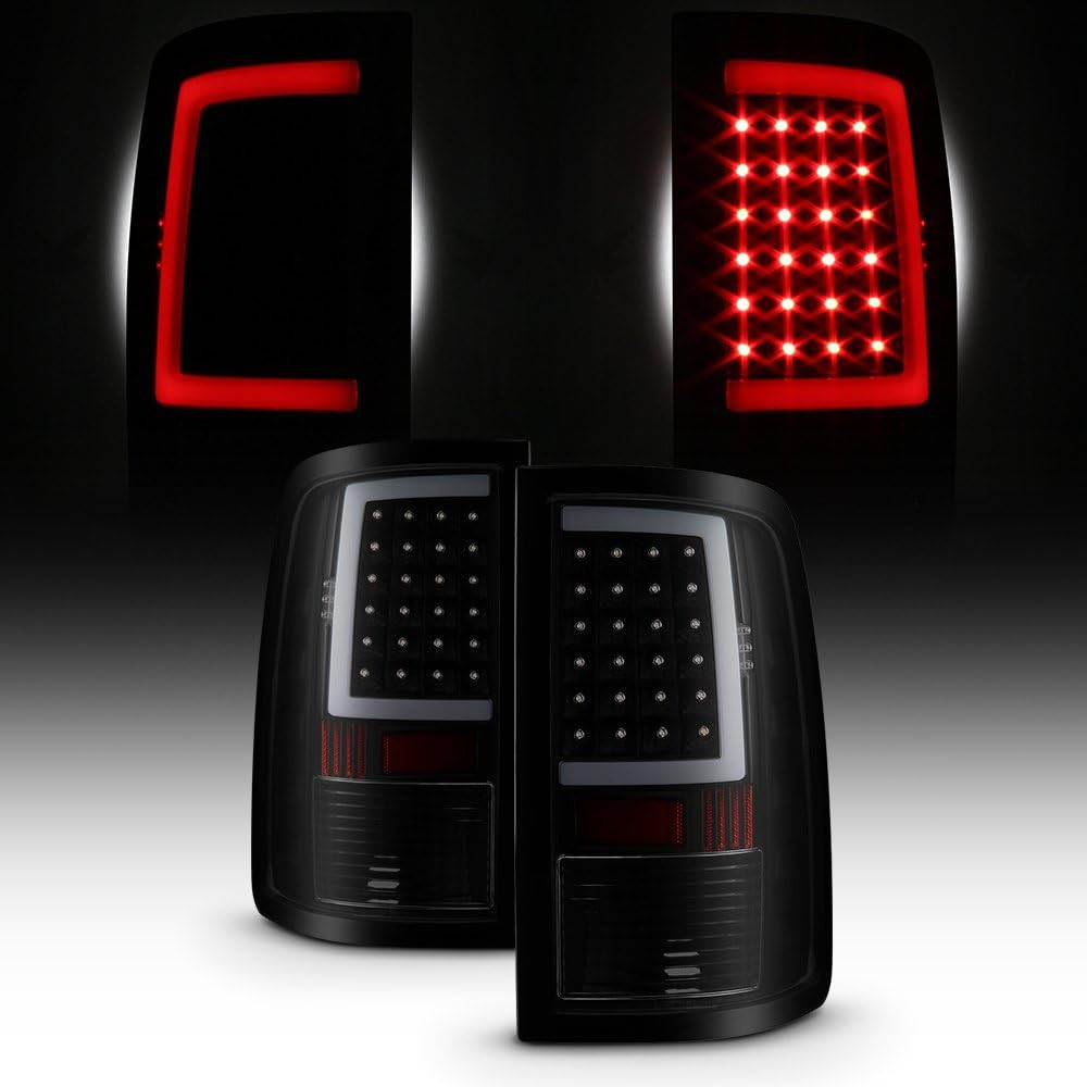 - for 2013-2018 Dodge Ram Daytime Running Strip Tail Lights