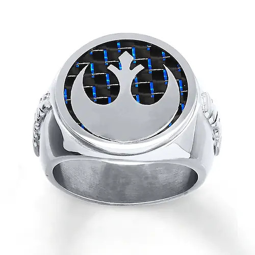 Men's Star Wars Ring Rebel Alliance Stainless Steel Size 10