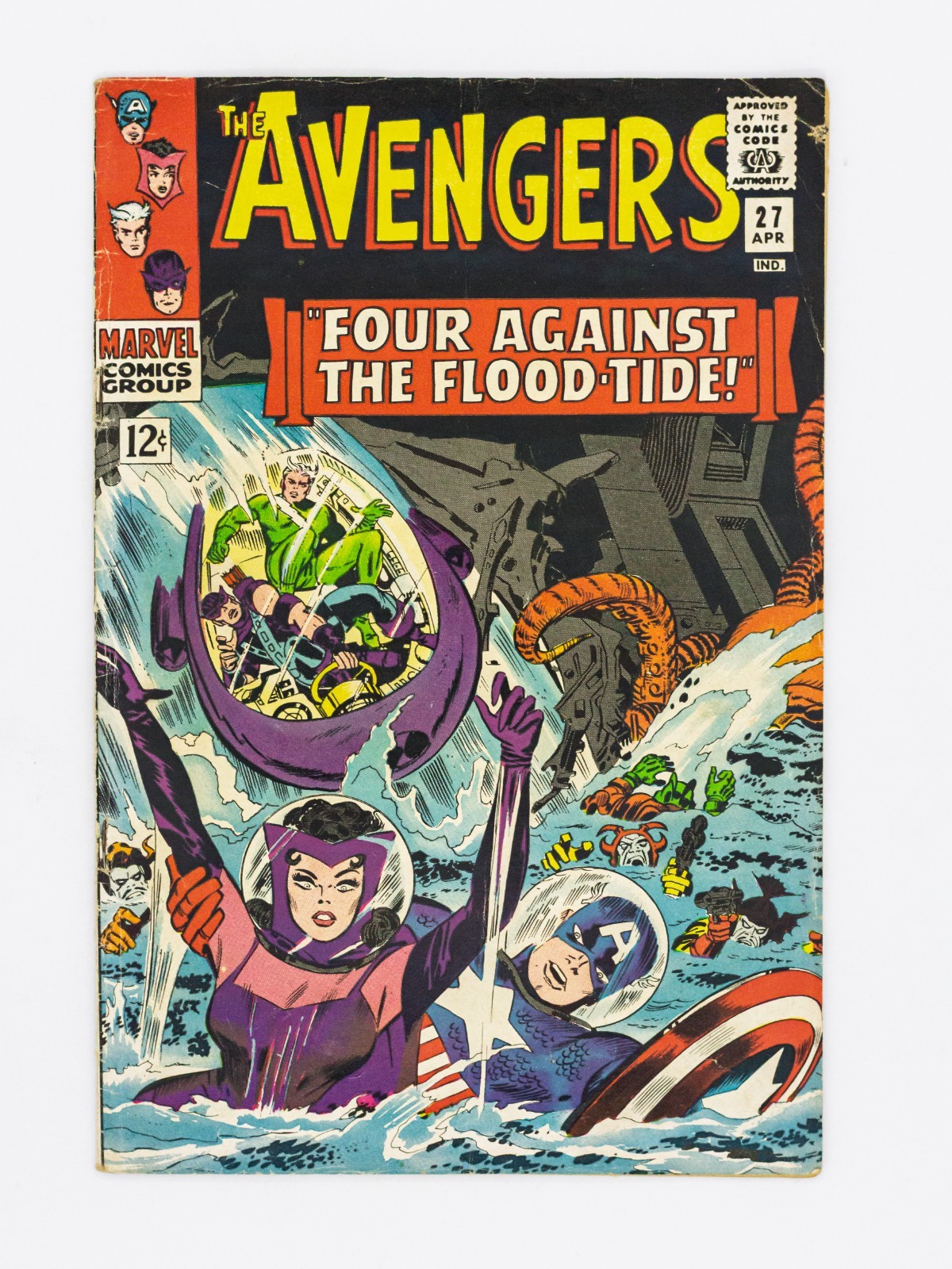The Avengers #27 Marvel Comics Very Good Condition April 1966 art by Jack Kirby