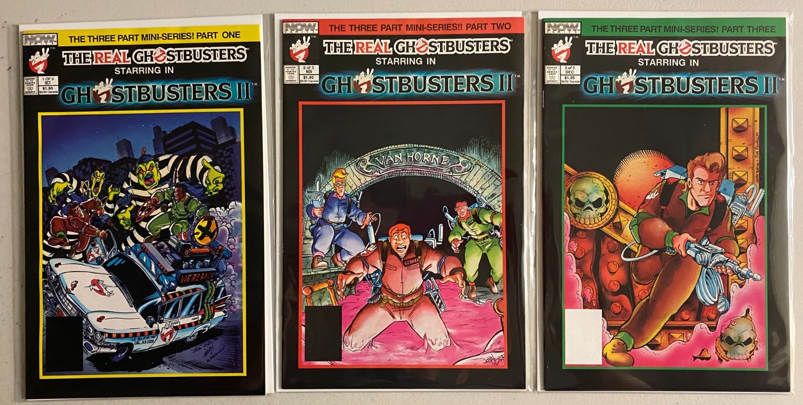 Ghostbusters II set #1-3 3 diff 7.0 (1989) Ghostbusters II set #1-3 3 diff 7.0 (1989)
