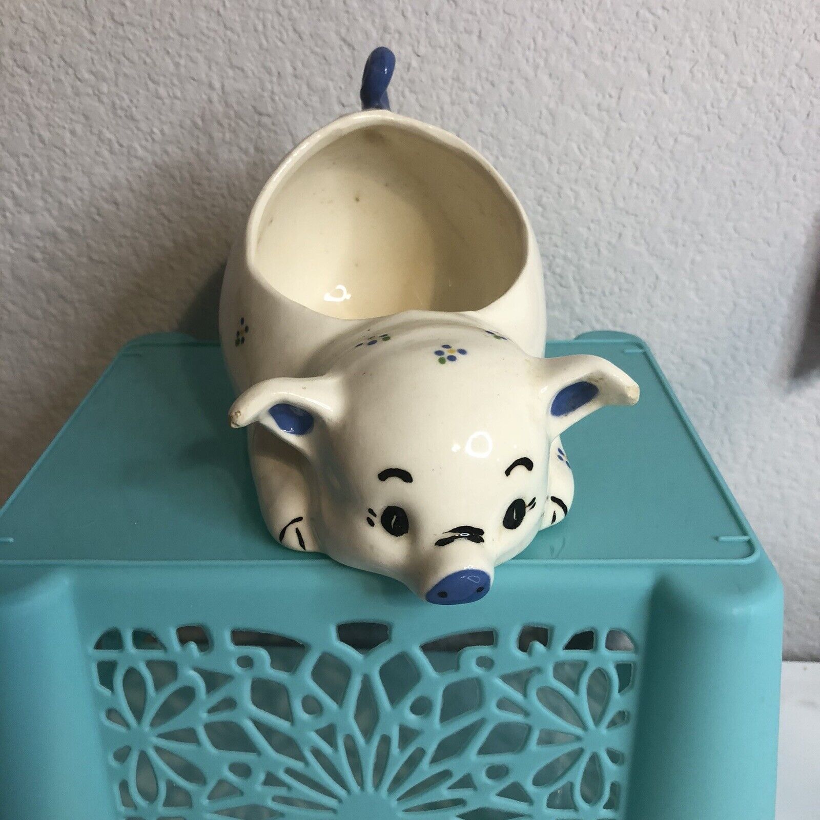 Vintage Piggy Planter Booty In The Air