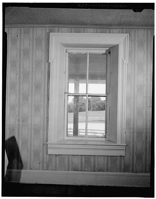 Photo:Muncie Kansas Moses Grinter House 1958 Interior Window Detail HABS