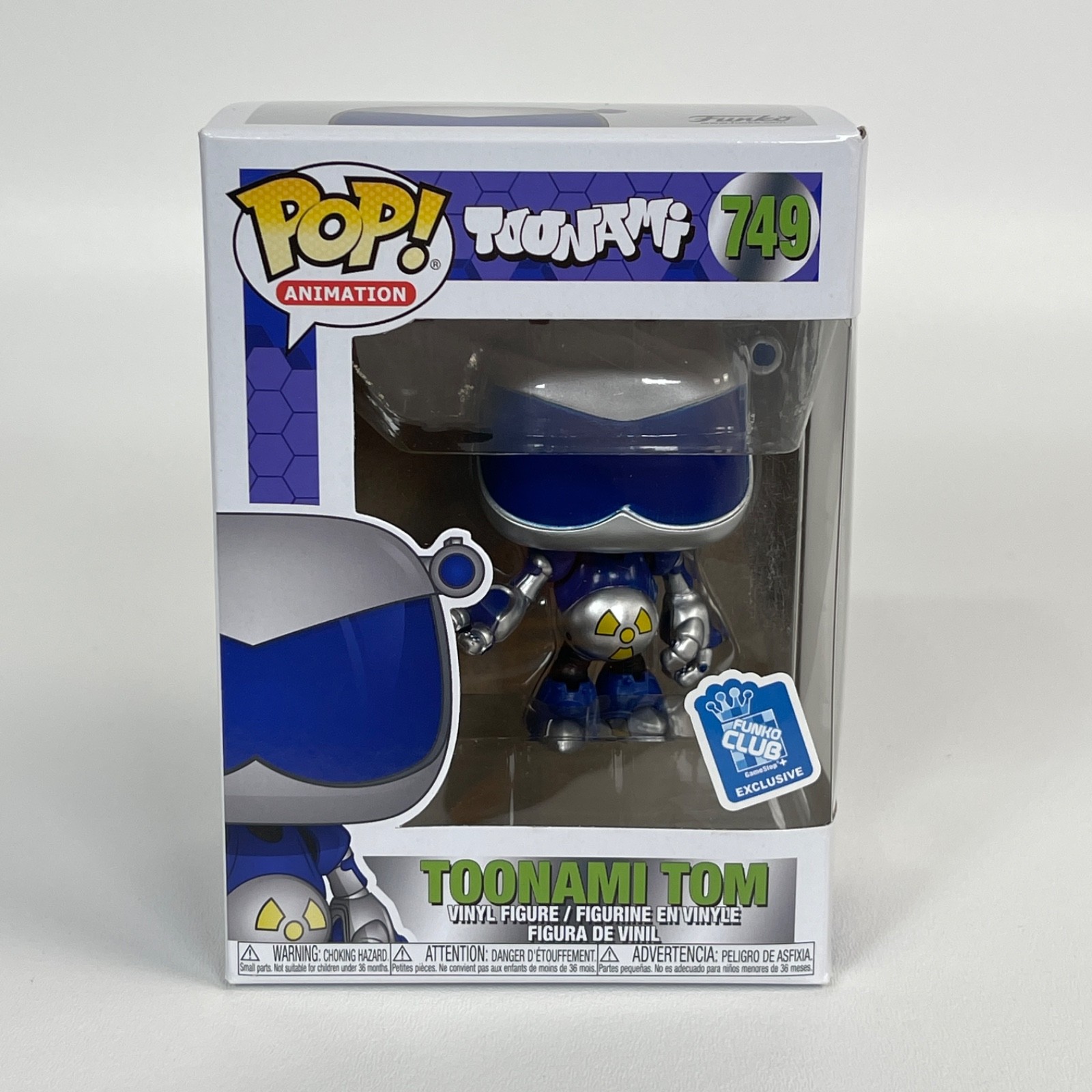 Funko Pop #749 Toonami Tom GameStop Funko Club Exclusive New (Other) Box Damage