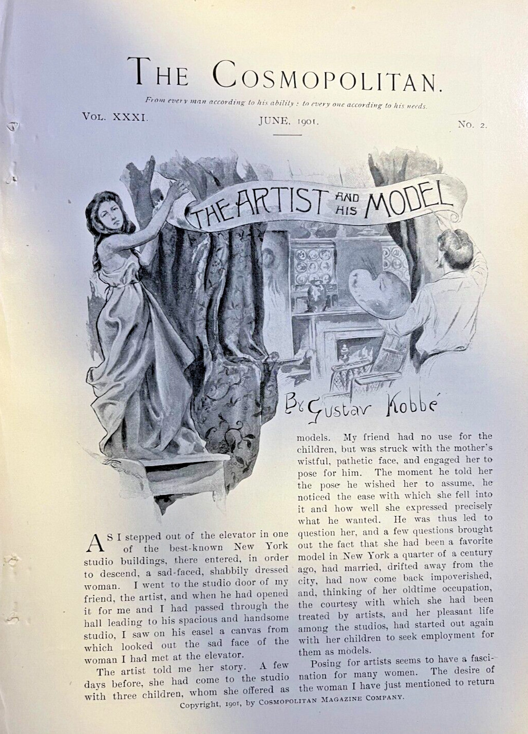 1901 Artists and Their Models illustrated 1901 Artists and Their Models illustrated