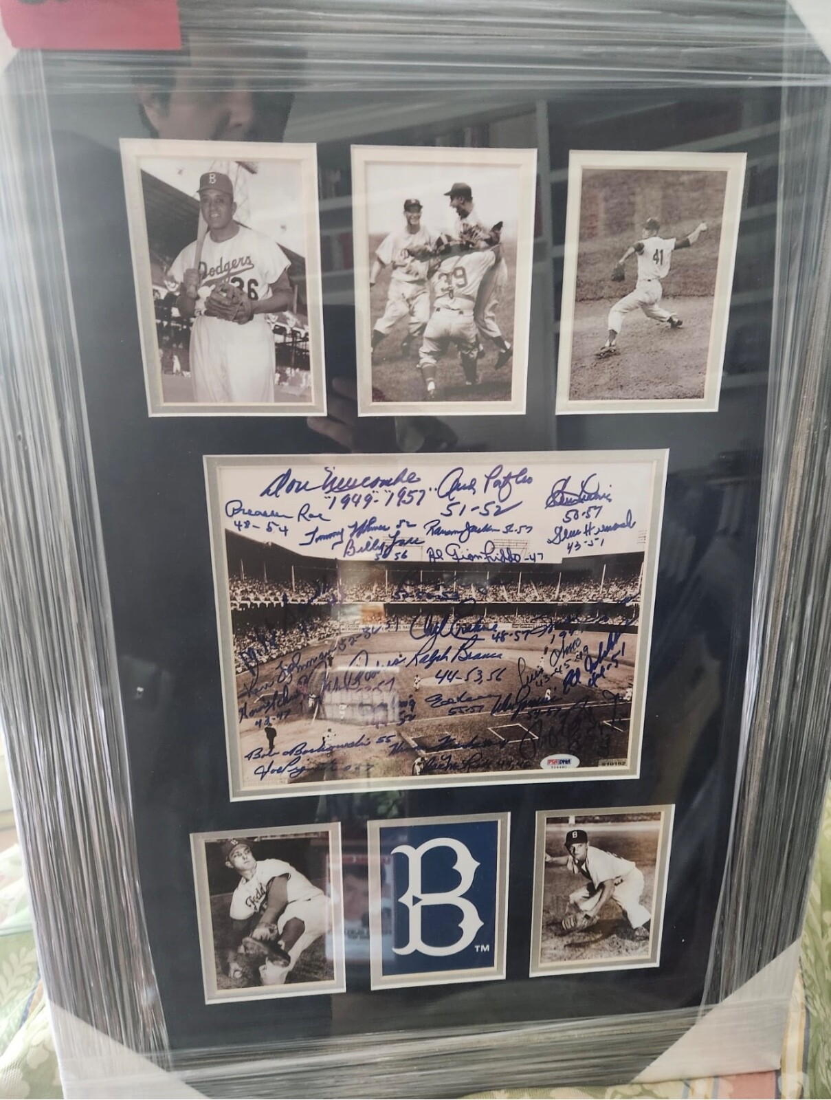 Brooklyn Dodgers frame 1940s to 1950s