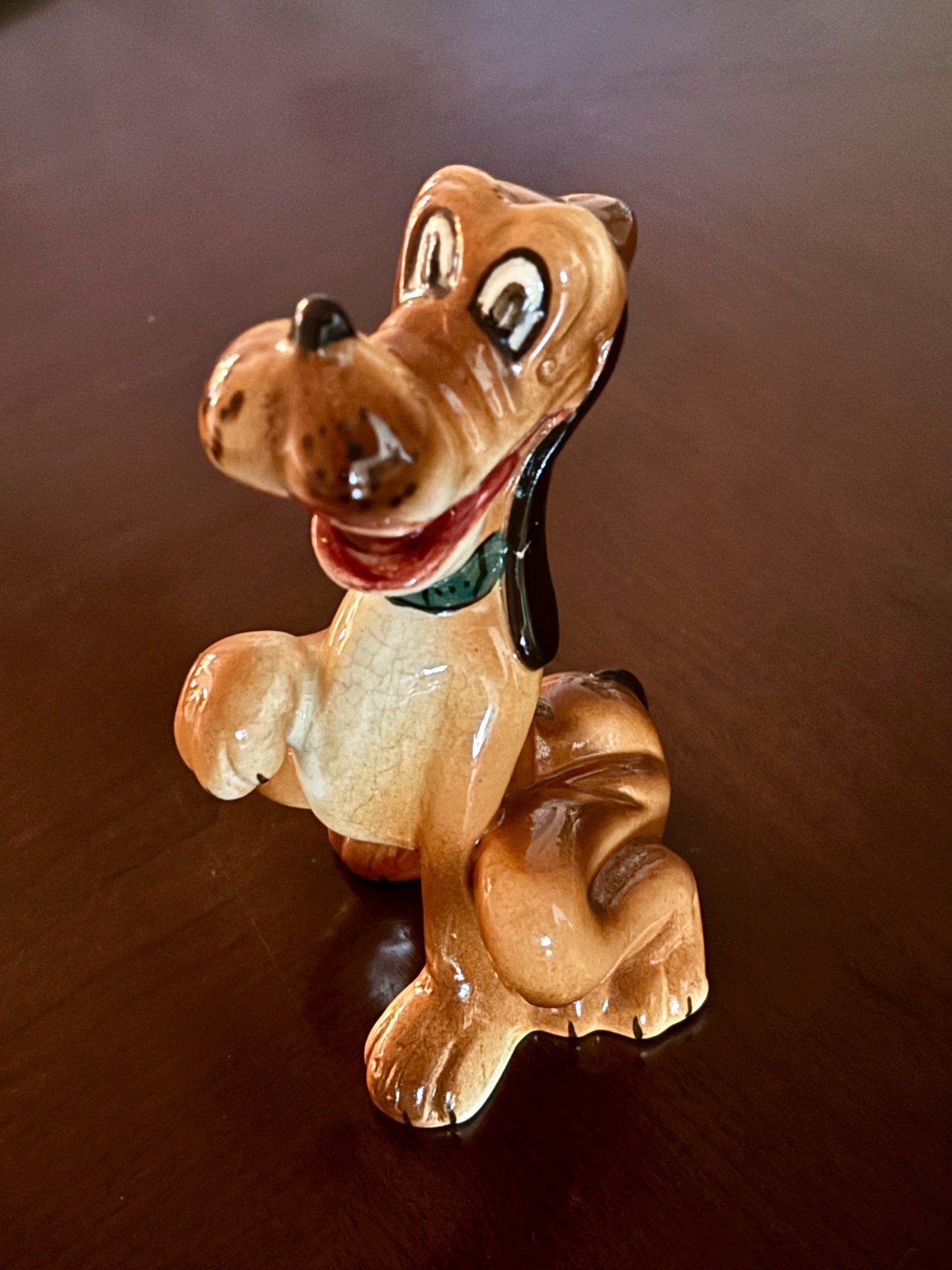 Evan K. Shaw Pottery 1940's Large DISNEY PLUTO Figurine in heavy Glazed Ceramic. Evan K. Shaw Pottery 1940's Large DISNEY PLUTO Figurine in heavy Glazed Ceramic.