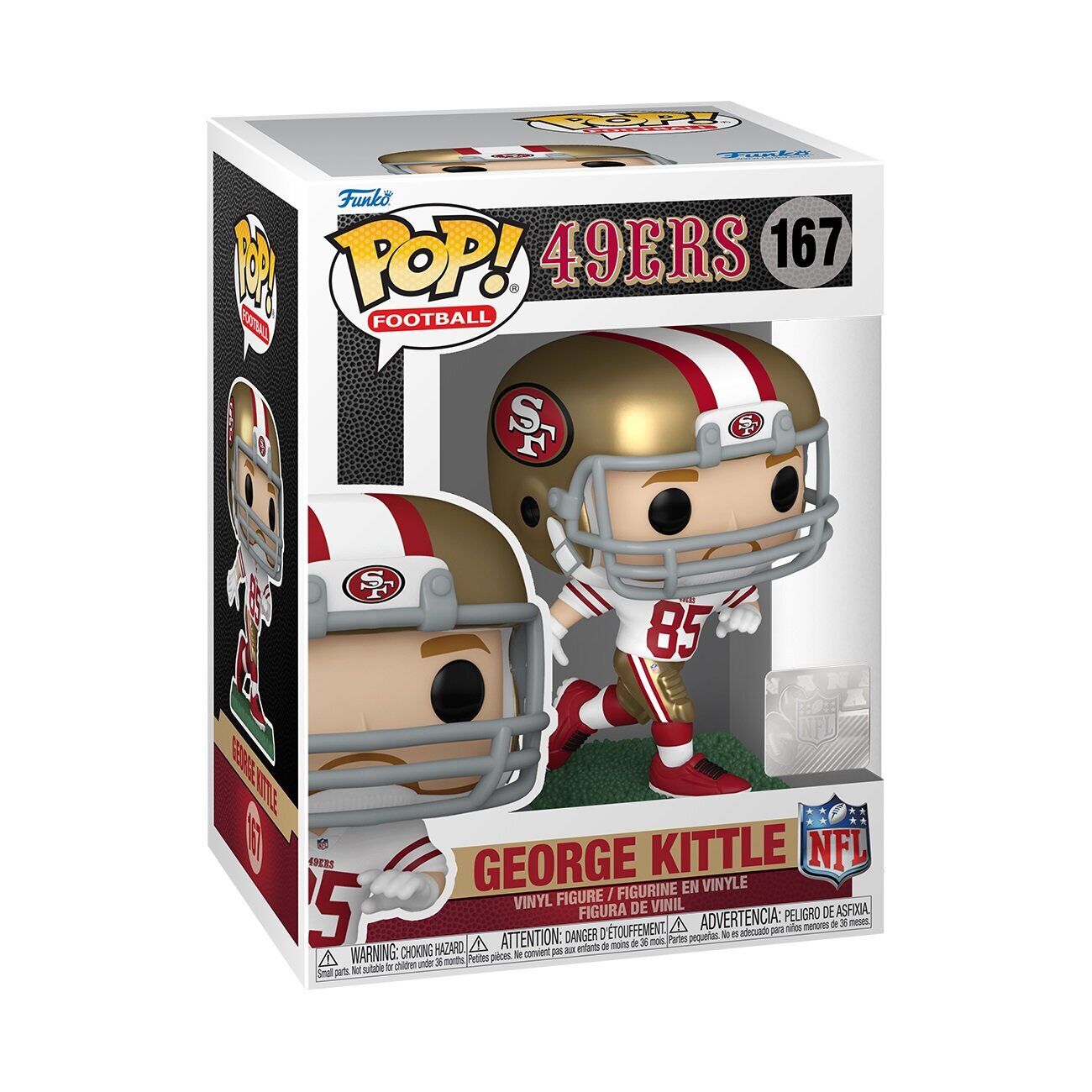 GEORGE KITTLE - SAN FRANCISCO 49ERS - FUNKO POP - BRAND NEW - NFL 65682